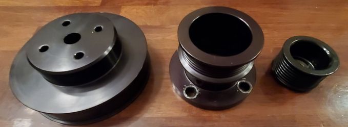 79-93 Mustang underdrive pullies