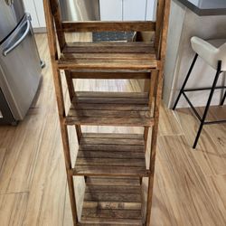Foldable Wooden Shelves Decor