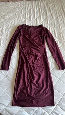 Burgundy dress size large