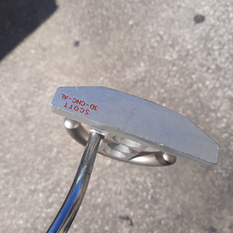 Fluent T-300 Scott 3D-CNC-AL Putter Steel Shaft RH for Sale in