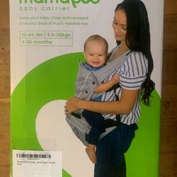 Brand New In Box Mamapod All-Position Baby & Toddler Carrier with Hip Seat