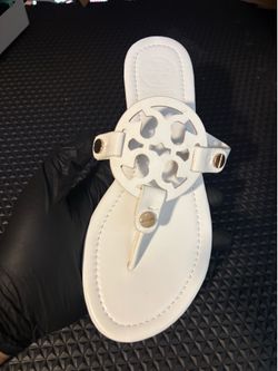 White Tory Burch sandals