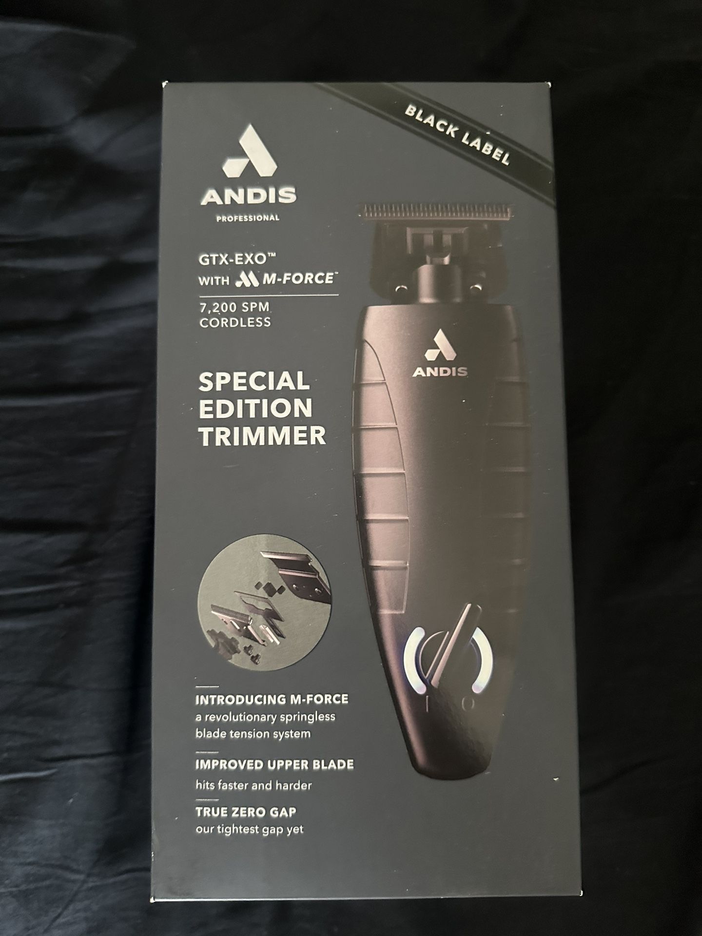 Andis GTX-EXO Black Label Special Edition, Professional Lithium-ion Trimmer