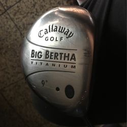Callaway BIG BERTHA Driver Titanium 9.perfect
