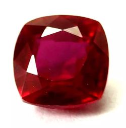  Cushion Red Mozambique Ruby 6.55 Ct Loose Gemstone 