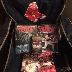 Red Sox Chair 4 Books Red Sox Baseball Card Set