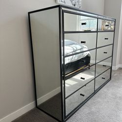 Restoration hardware Mirrored Dresser