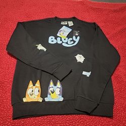 Bluey Unisex Adult Graphic Crewneck Sweatshirt Size Large Brand New w/Tags (4A)