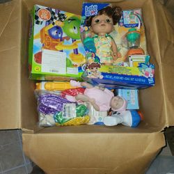 Toys for boys and girls.