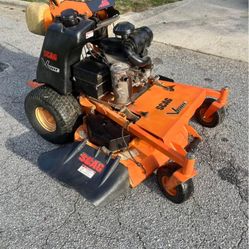 scag 48 Inch Stand On Or Stander Zero Turn Commercial  ⸻  FOR SALE: Scag V-Ride I Commercial Stand-On Mower - 48” Deck   Mower Lawnmower Landscaping 