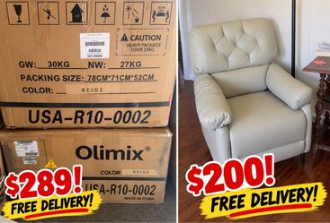 BRAND NEW RECLINER! Only $200 with free delivery and assembly!