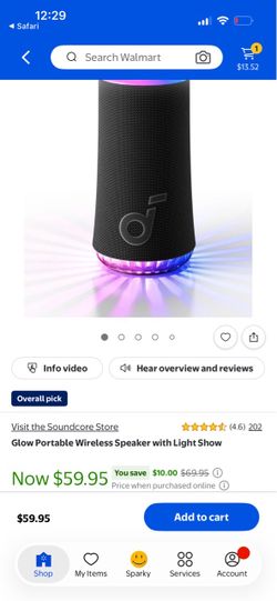 Soundcore Glow Portable Wireless Speaker