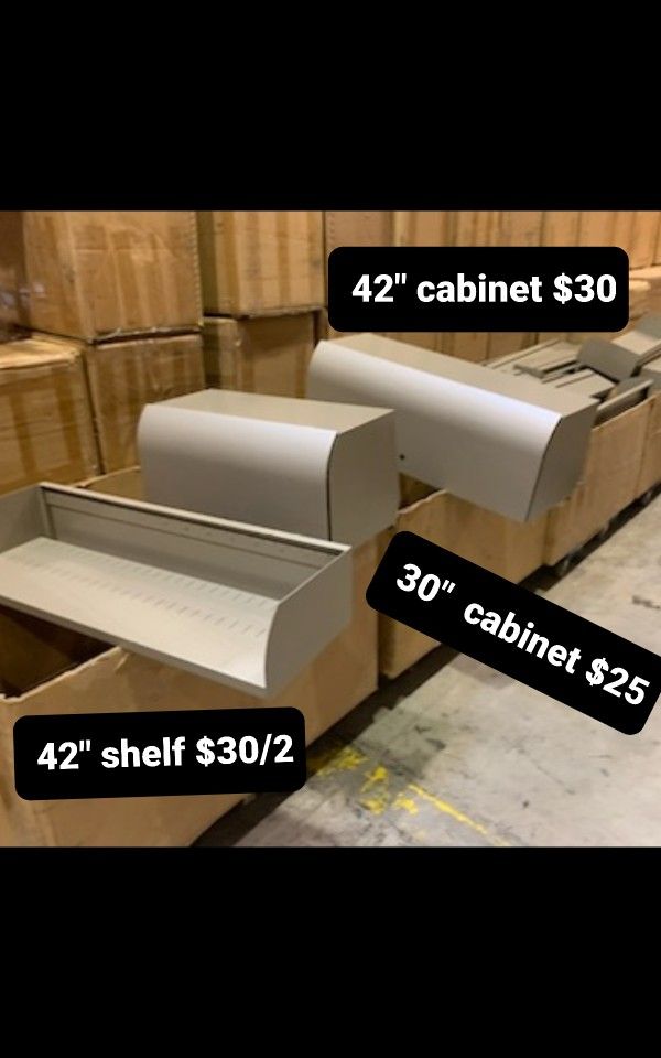 Wall Mount Steel Cabinets ..OVERHEADS 30" And 42" . ... Wall Shelves Too