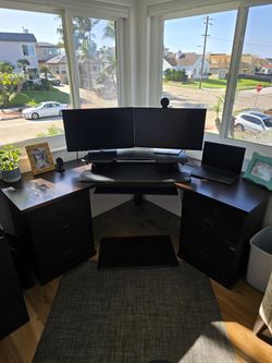 Solid Wood Corner Desk