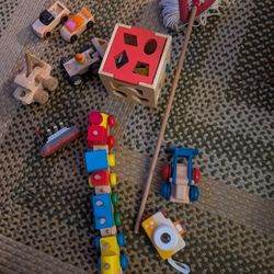 Quality Wooden Toys Lot