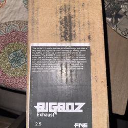 BIGBOZ 5 Exhaust Muffler 2.5” (Brand New)
