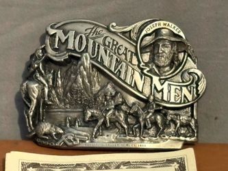 Joseph Walker collectible belt buckle