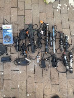 Aquarium Heaters - $40 Each or $355 for All - 10 Submersible Heaters