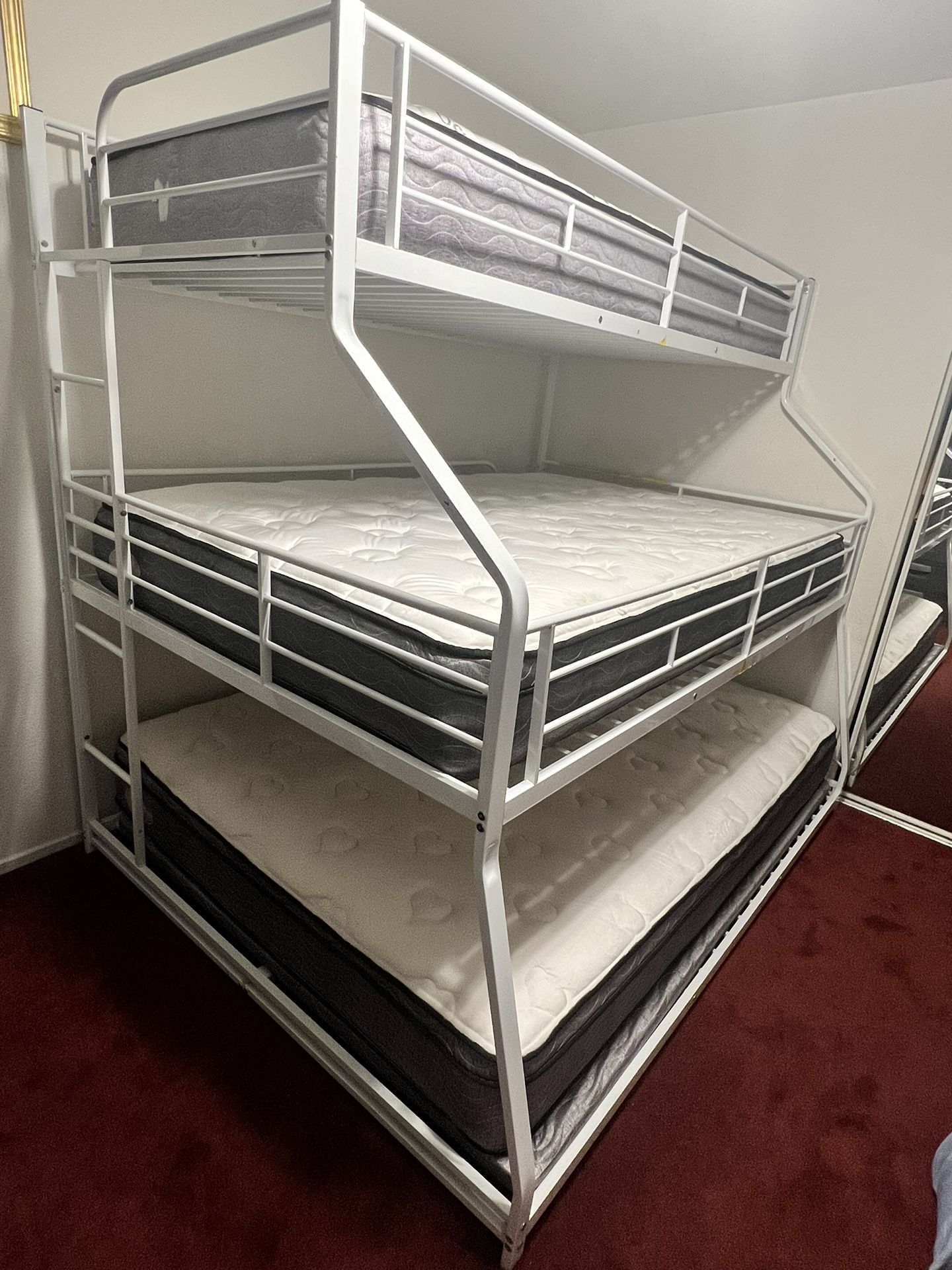 Triple Bunk Bed Twin/Full/Queen 