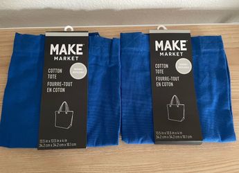BUNDLE- Craft Tote Bags/ Canvas Tote Bags (Different Colors)