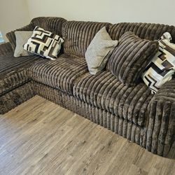 Chocolate Midnight-madness Sectional New