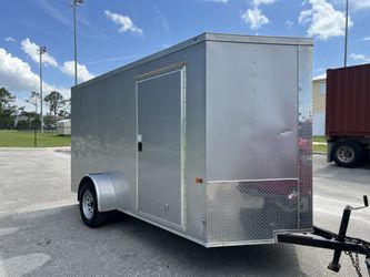 2022 6x12 Enclosed Trailer W/ Ramp Door