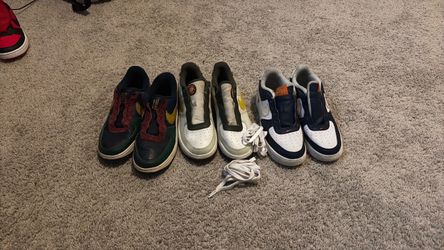 Nike Air Force 1 Low-Top Sneakers – Lot of 3