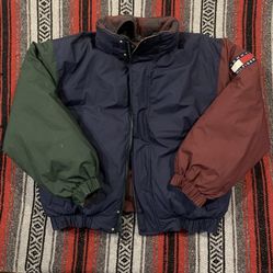 Vintage 90s Tommy Hilfiger Reversable Puffer Jacket
