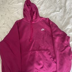 Nike Dark Hot Pink Hoodie