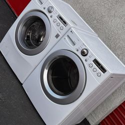 LG Gas Dryer Set And Washer 