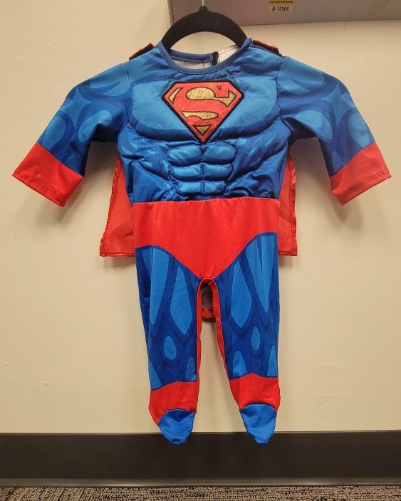Superman - Baby/Toddler Costume Padded Size 0-6 Months