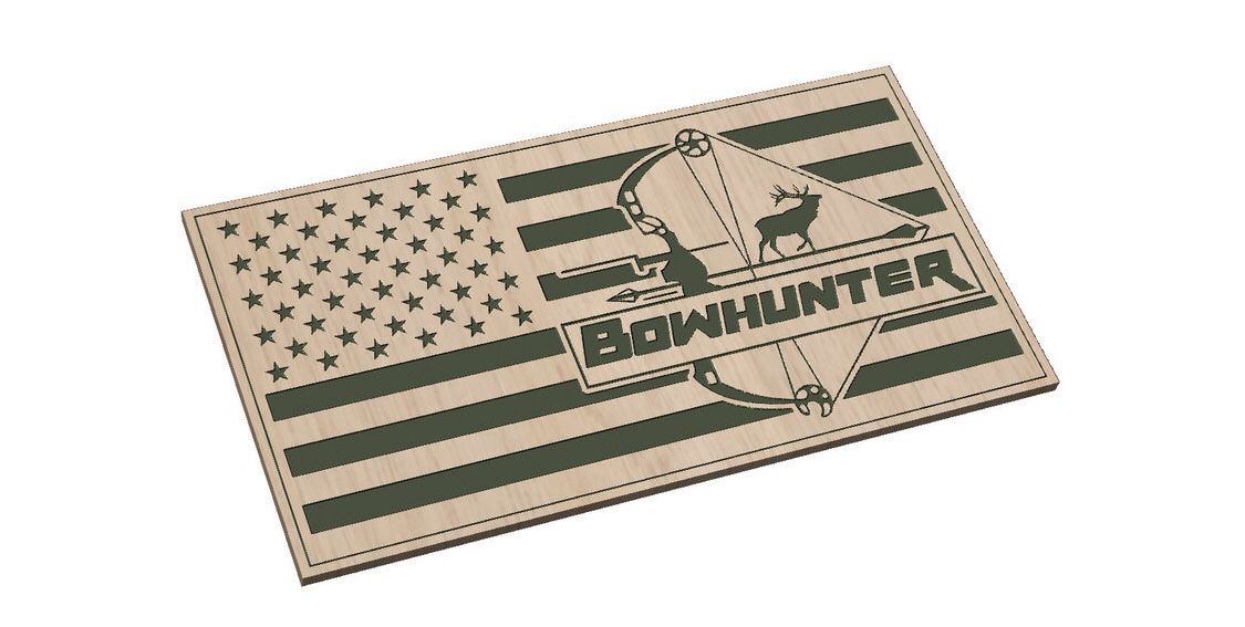 Custom Bow hunter Flags 
