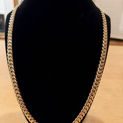 14K Solid Gold Cuban Link Chain 116gr 24” 7.5mm
