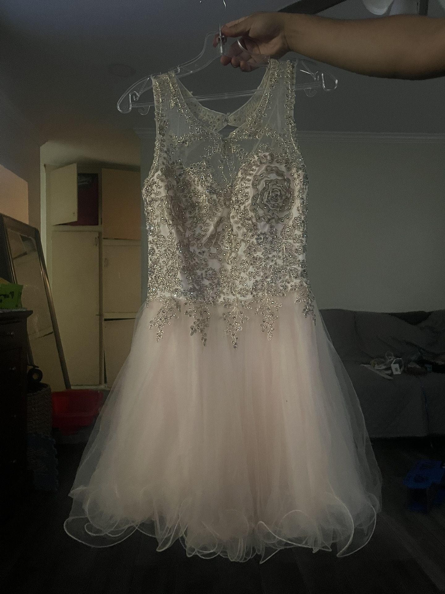 Champagne Pink Cupcake Dress