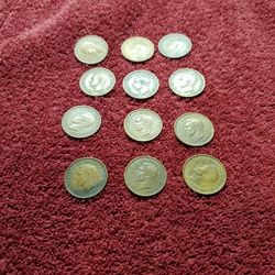 UK KING GEORGE  HALF PENNY $ 3 EACH