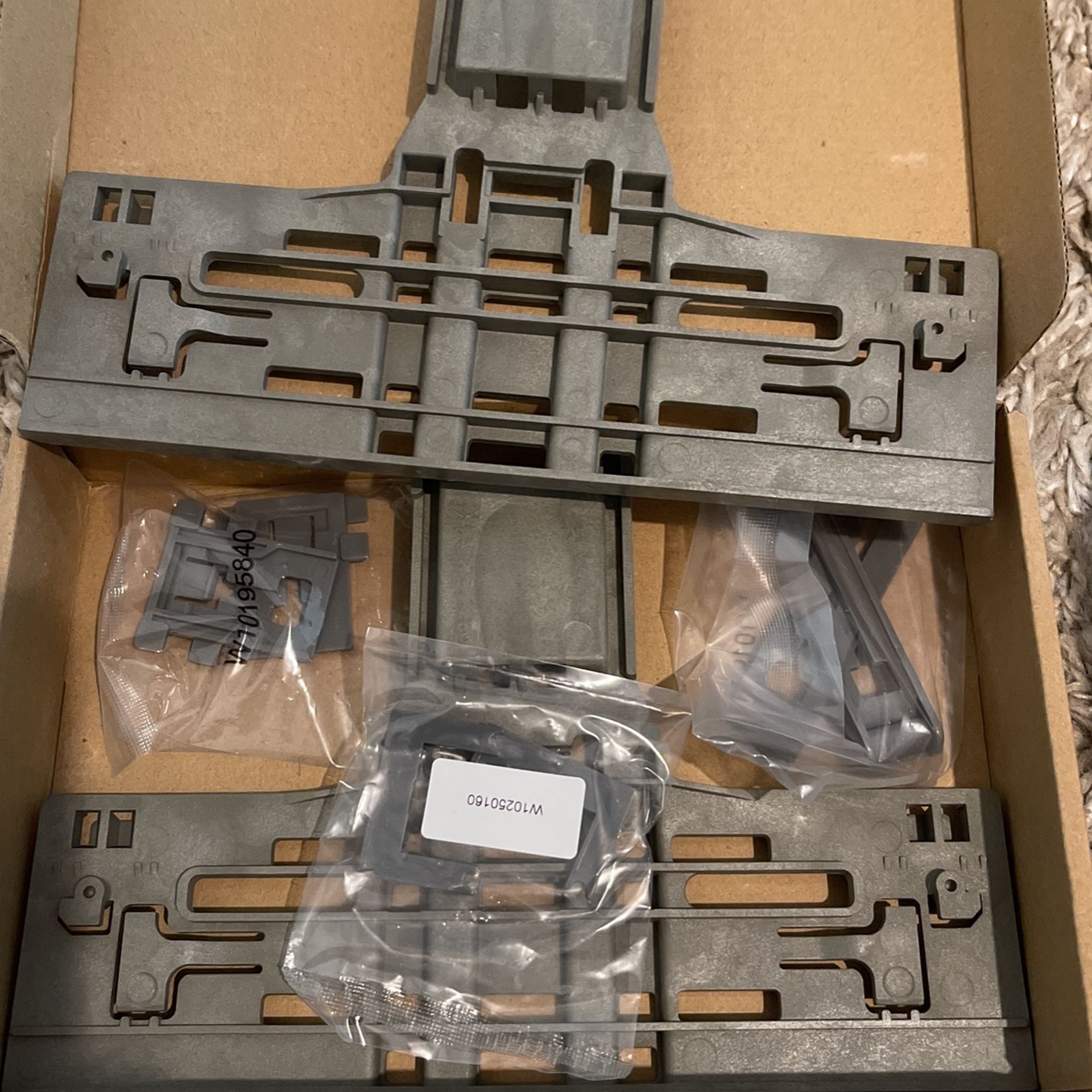 Upgraded W10546503 Upper Rack Adjuster & W10195840 Dishwasher Top Rack Adjuster & W10195839 Rack Adjuster & W10250160 Arm Clip-Lock (8pcs) Replacement