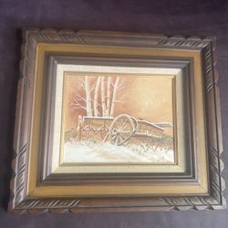 Oil On Canvass Linda Framed