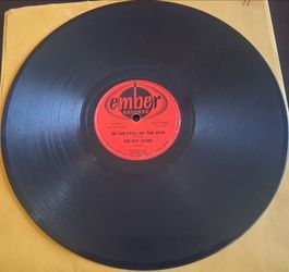THE FIVE SATINS "In The Still Of The Nite & The Jones Girl" Ember 78 RPM - G+