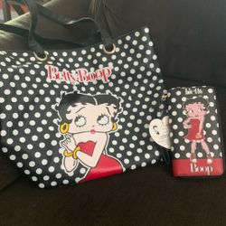 🌷🍀🌸Perfect Gifts For Mothers Day Betty Boop Tote Bag And Wallet $25