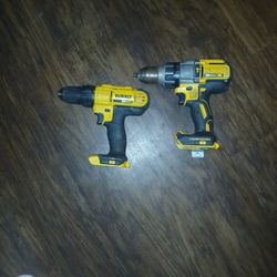 2 Dewalt Drills 