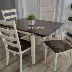 Beautiful All Wood Farmhouse Dining Table 