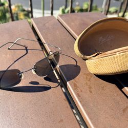 Maui Jim MJ sport Vintage Wire Sunglasses $50