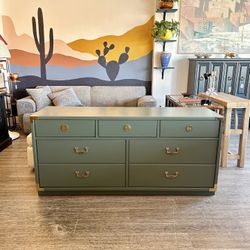Beautiful Green Campaign Dresser 