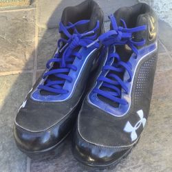 Under Armour Blue Shoes And Cleats Men’s Size 11