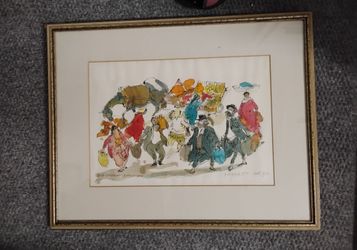 BARUCH GREENBAUM PEOPLE OF SAFED LITHO