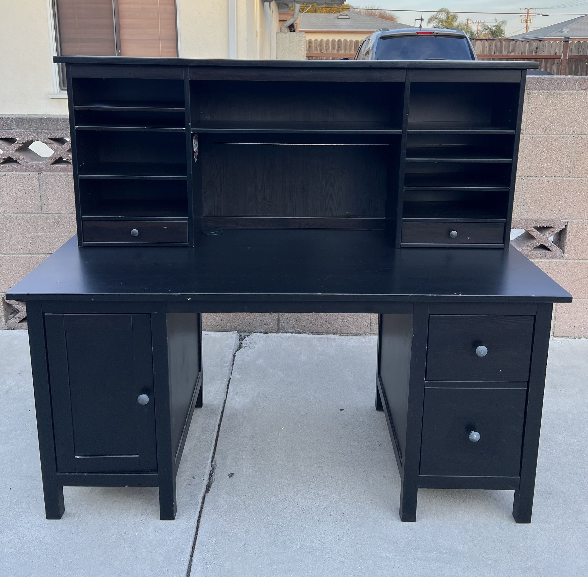 Ikea Hemnes Desk w/ Hutch