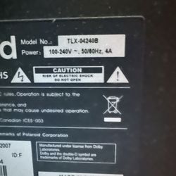42 Inch LCD TV Polaroid