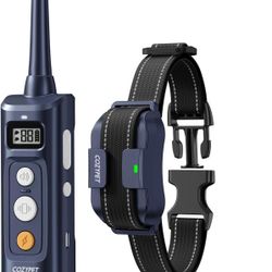 Dog Shock Collar with Remote Control - Rechargeable Dog Training Collar Electric