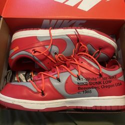 OFF WHITE DUNKS SIZE 12 NO BOX