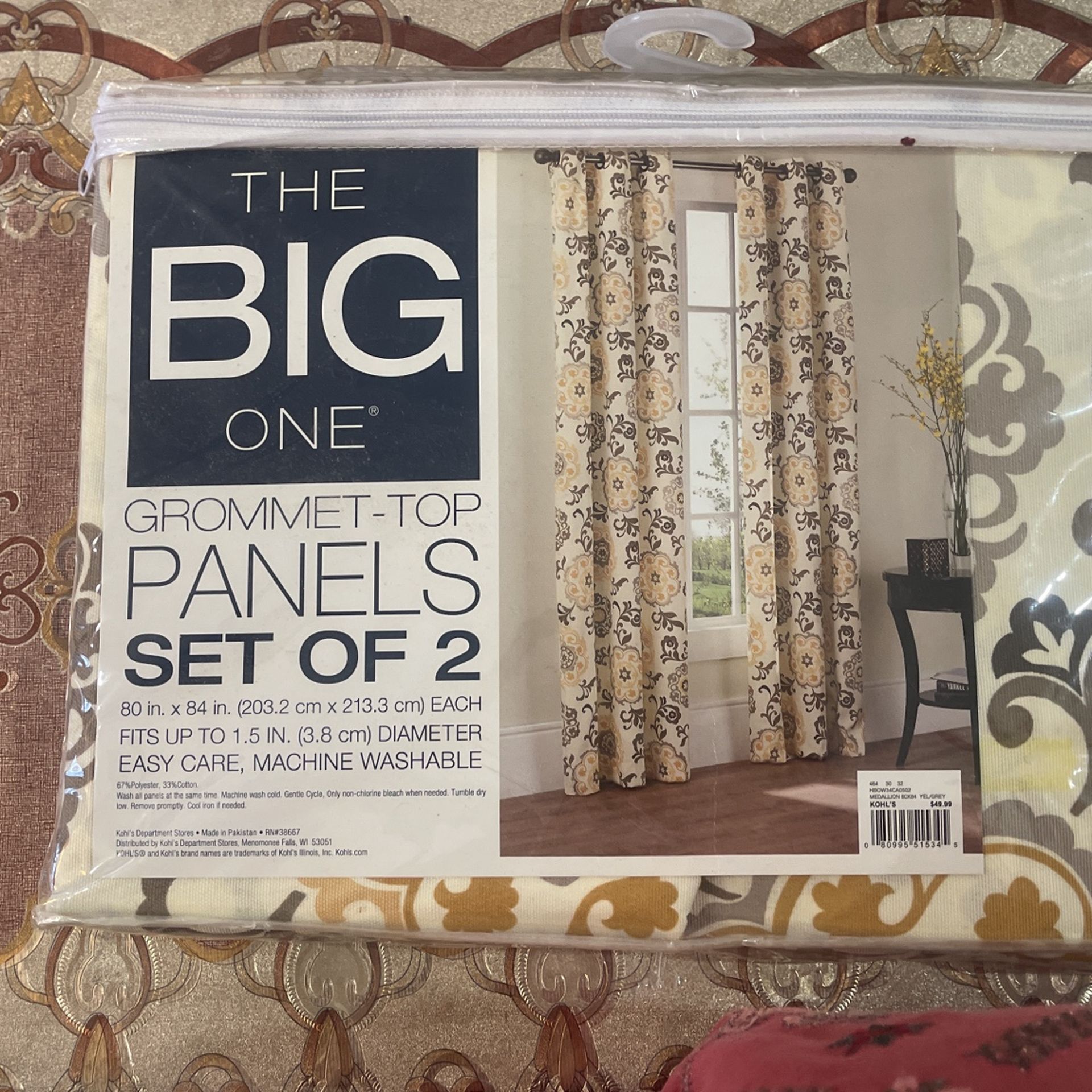 The Big One Grommet Top Panels Set Of 2